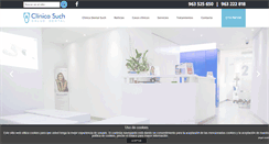 Desktop Screenshot of clinicadentalsuch.com